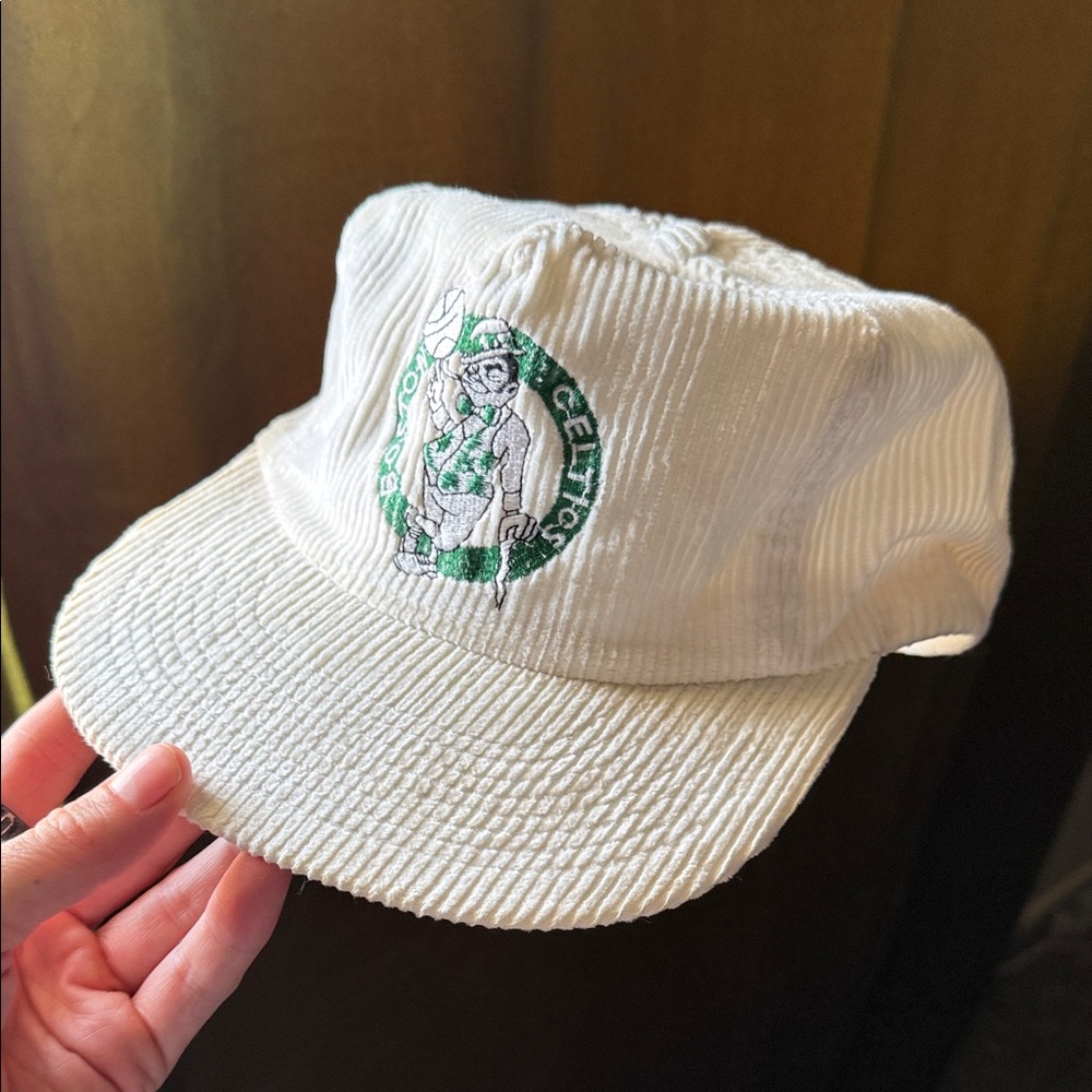 Vintage Boston Celtics Corduroy SnapBack